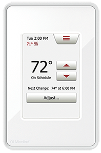 Floor heating system thermostat.